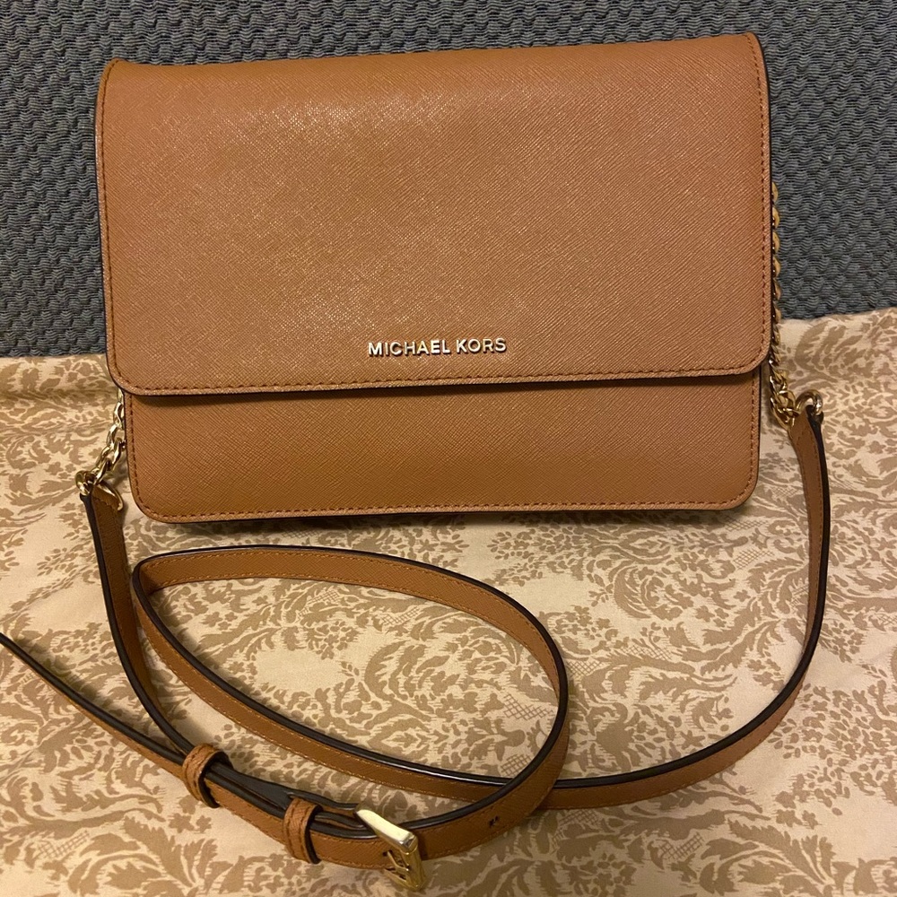 Michael Kors Leather Crossbody Bag